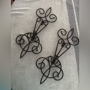 Black Wrought Iron Wall Decor Set princess house